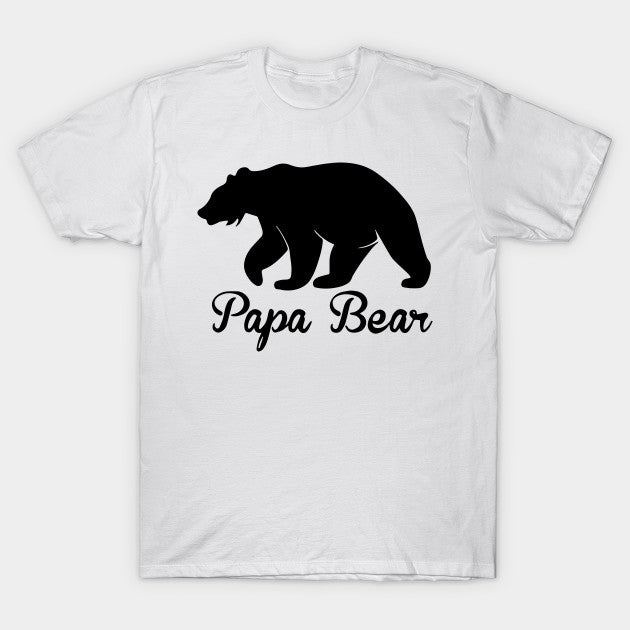 Funny Papa Bear T Shirt New Dad T-shirt 2018 New Fashion Father's Day Best Dad Gift Hipster Slogan Cotton tshirt