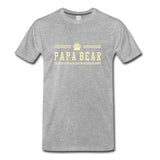 Printed T Shirt Men Cotton T-Shirt New Style Papa Bear T-Shirts  Short Sleeve Men Tshirt Tops Summer
