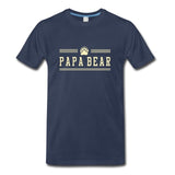Printed T Shirt Men Cotton T-Shirt New Style Papa Bear T-Shirts  Short Sleeve Men Tshirt Tops Summer