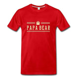 Printed T Shirt Men Cotton T-Shirt New Style Papa Bear T-Shirts  Short Sleeve Men Tshirt Tops Summer
