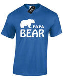 PAPA BEAR MENS T SHIRT PRESENT MOTHER DADDY TUMBLR QUOTE SLOGAN NEW Cool Casual pride t shirt men Unisex New Fashion tshirt